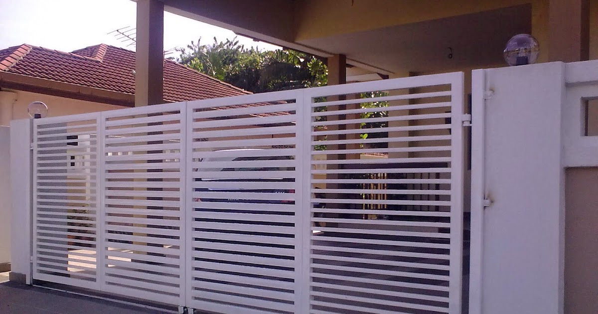 Model Pagar Lipat Besi Rumah Minimalis Gambar Update Terbaru
