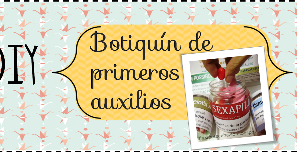 ¿Te apetece?: DIY. Botiquin primeros auxilios: regalos dulces