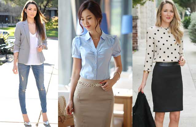 Blusas de moda para la oficina