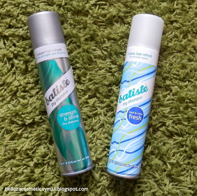 Batiste: Strenght and Shine y Cool and Crisp Fresh Batiste Champú en seco: Strenght and Shine y Cool and Crisp Fresh