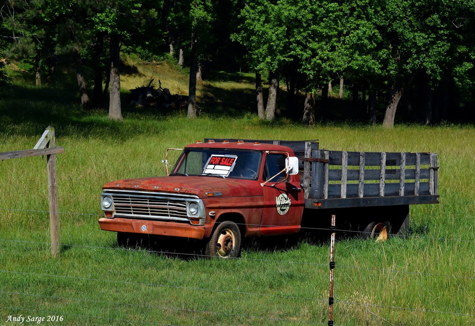 Old Ford Stake Bed Truck