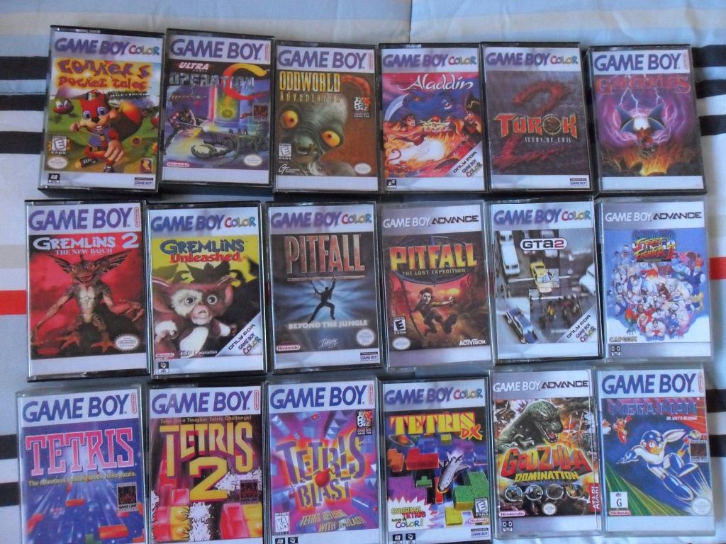 Videojuegos Caratulas de cassette para Game Boy