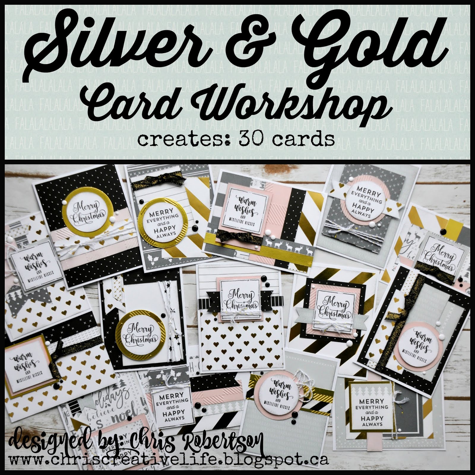 Silver & Gold Cardmaking Workshop