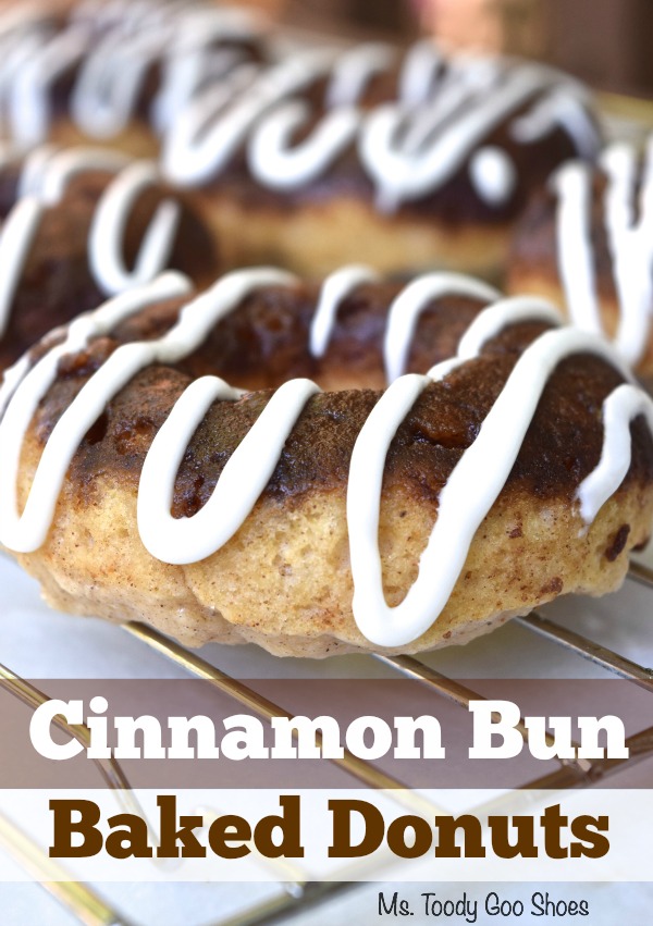 Ms. Toody Goo Shoes Cinnamon Bun Baked Donuts