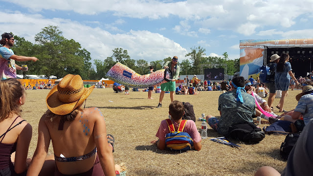 Inflatable couch - Bonnaroo Chris 2017