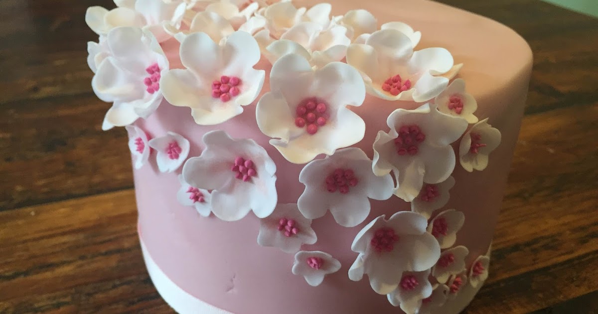 Wee Greenwich Bakery Japanese Cherry Blossom cake