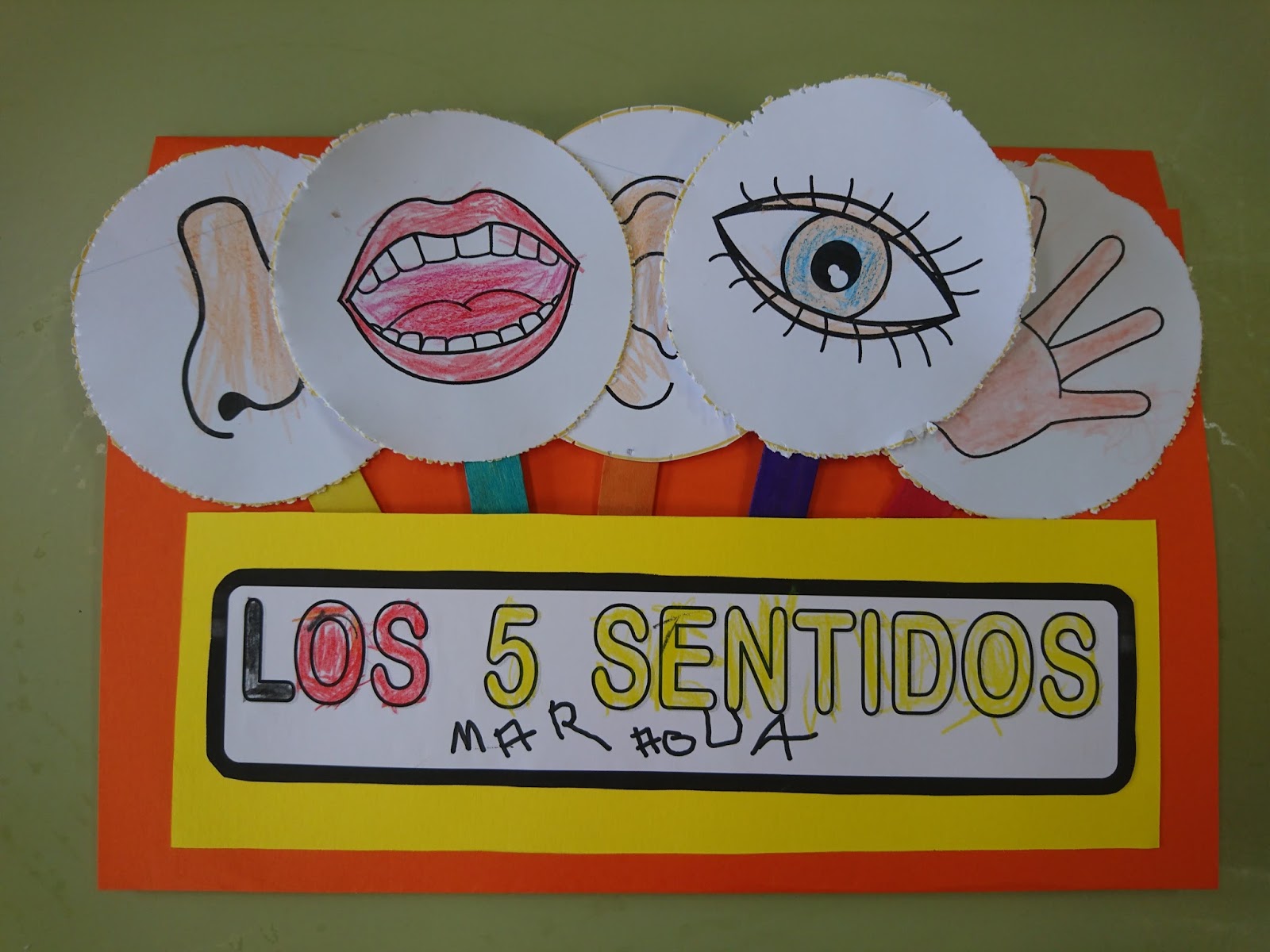 ruleta de los cinco sentidos