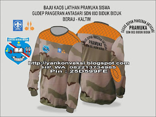 BAJU PELATIH PRAMUKA