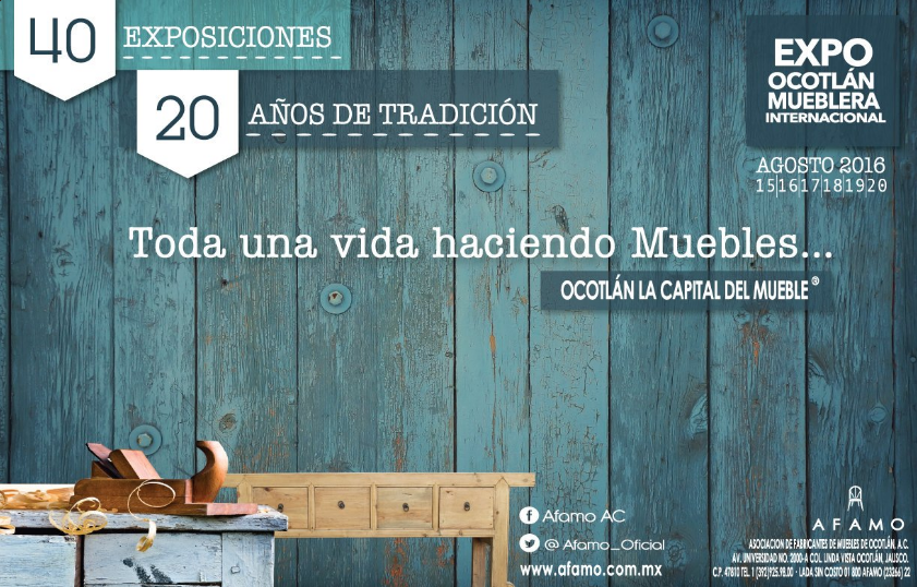 Señal Informativa Ocotlán AFAMO prepara inicio de Expo Ocotlán Mueblera Internacional Agosto 2016