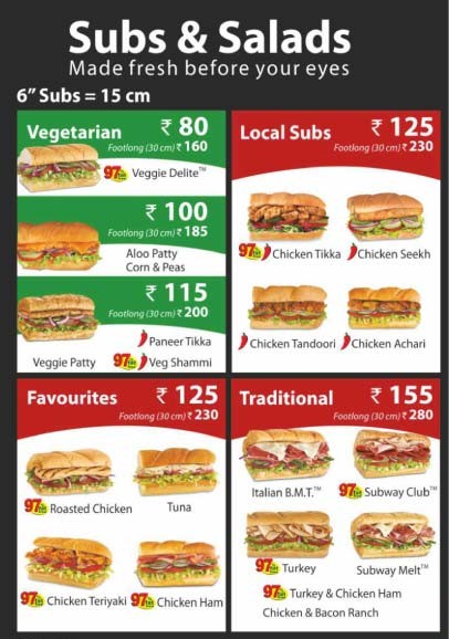 subway orders