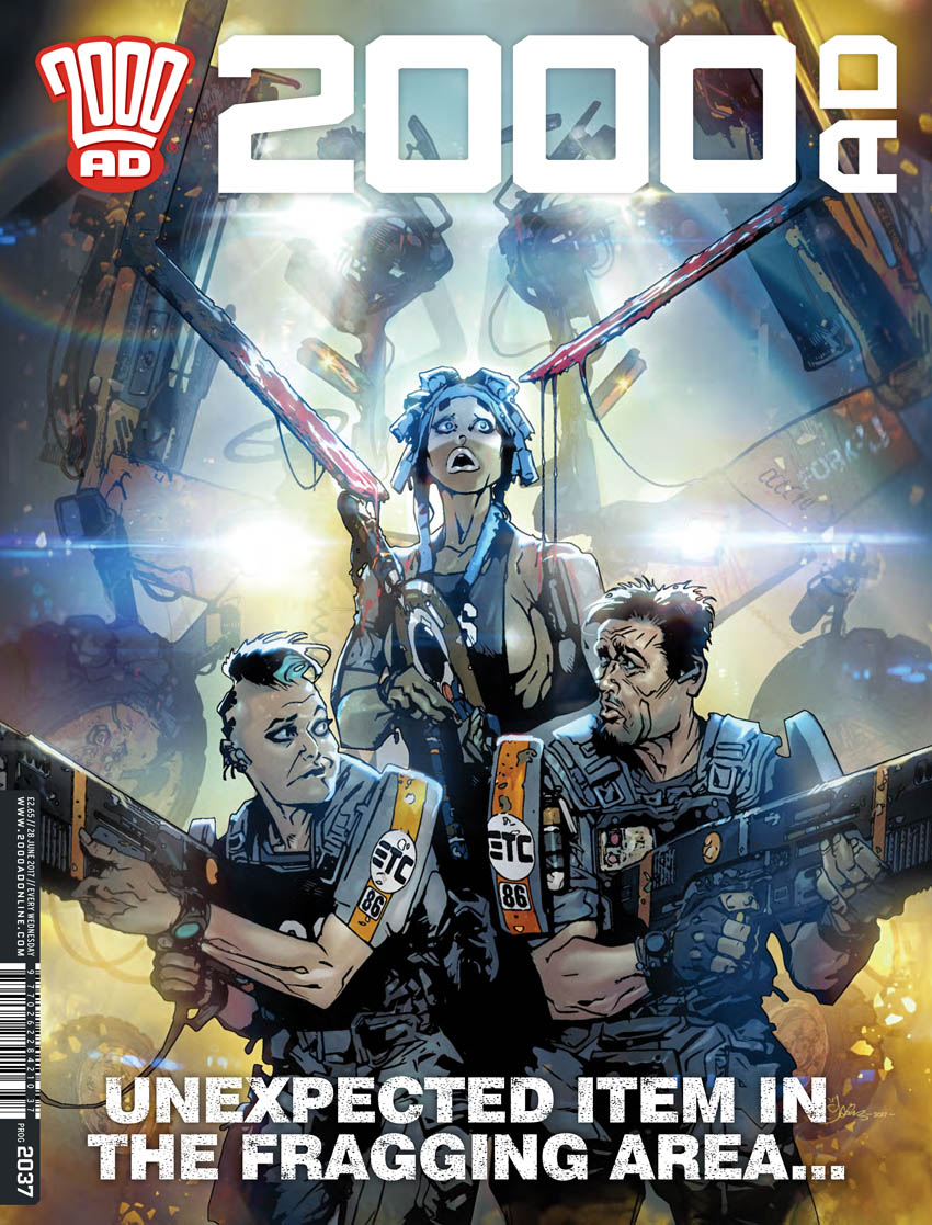 2000AD JUDGE DREDD FURIES p28 Paul Davidson original 2000ad 2000AD JUDGE DREDD FURIES p28 Paul Davidson original 2000ad