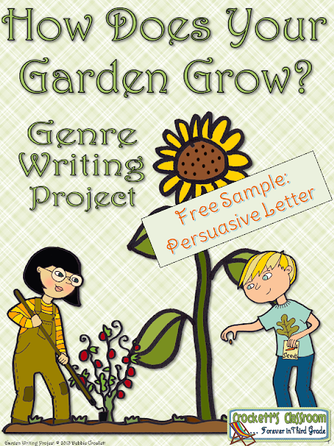  Spring is here!  It's not easy to keep students focused on their lessons when it starts to get warm and everything is turning green.  This writing project will keep your kids engaged and it's a great way to review six different genres of writing!