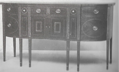 antique hepplewhite style sideboard