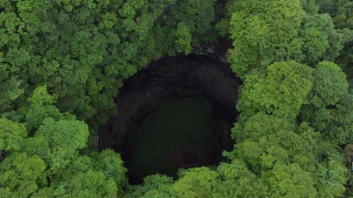World S Largest Cluster Of Sinkholes Discovered