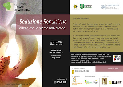 Flyer for the exhibition Seduzione Repulsione