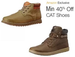 Min 40% Off on CAT Men’s Footwear @ Amazon