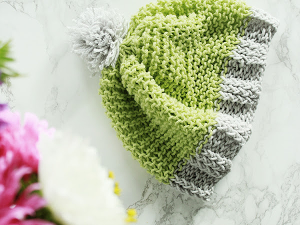 Knit Hat I Made While Pregnant ( Get the free pattern )