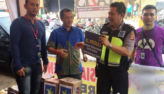 Jaringan dan Infrastruktur XL di Lokasi Banjir Bandang Garut Aman