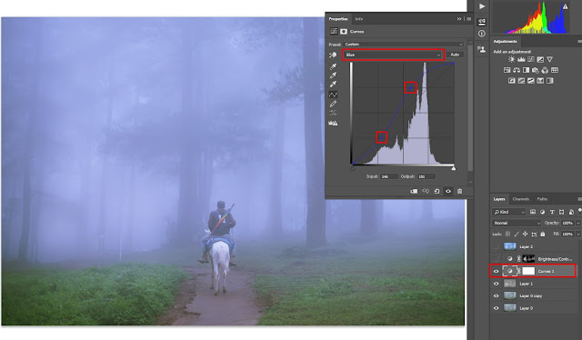 editing photography fog