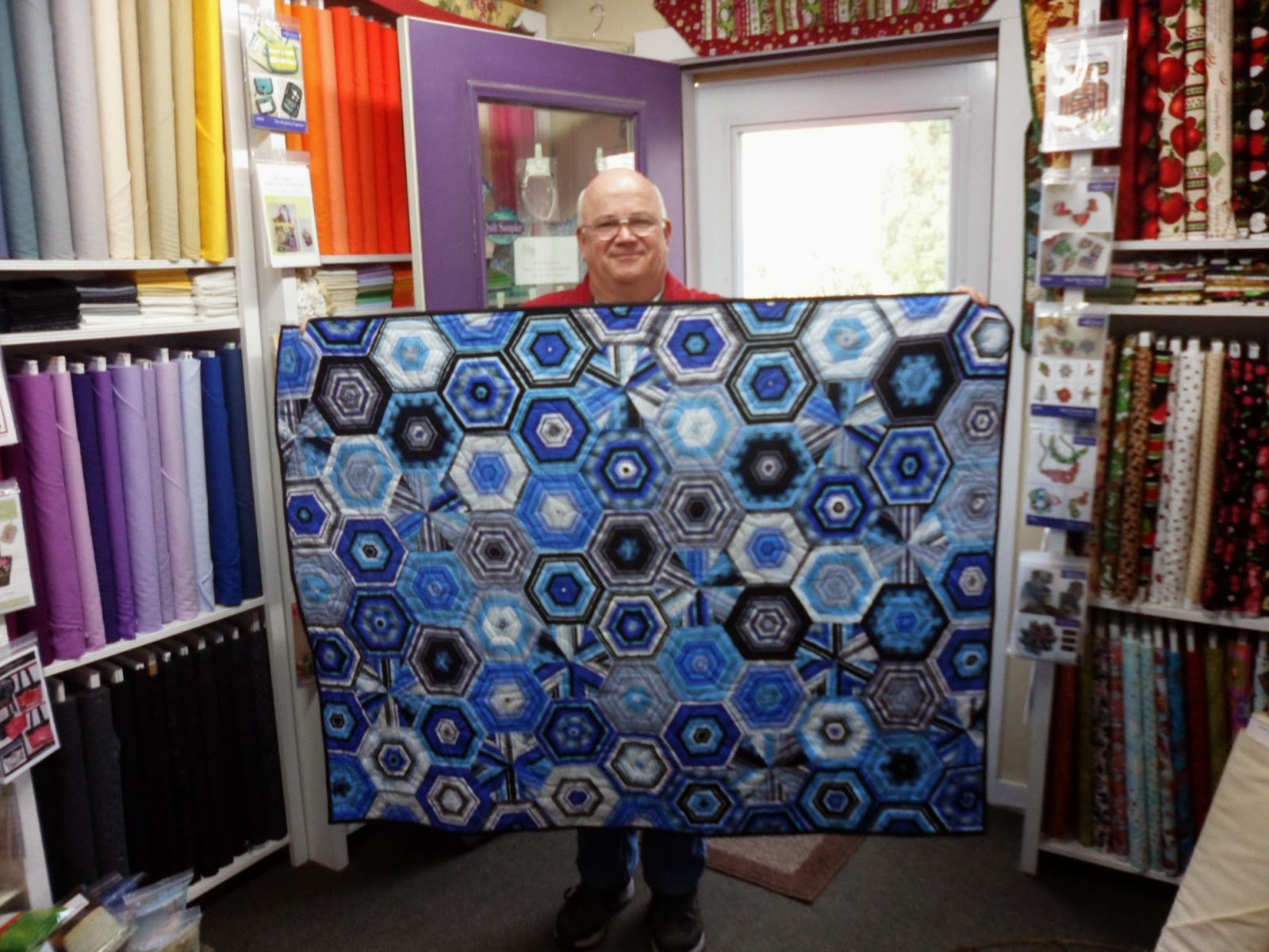 Northern Deb Quilts Modern Male Quilter and Teacher in Charlevoix