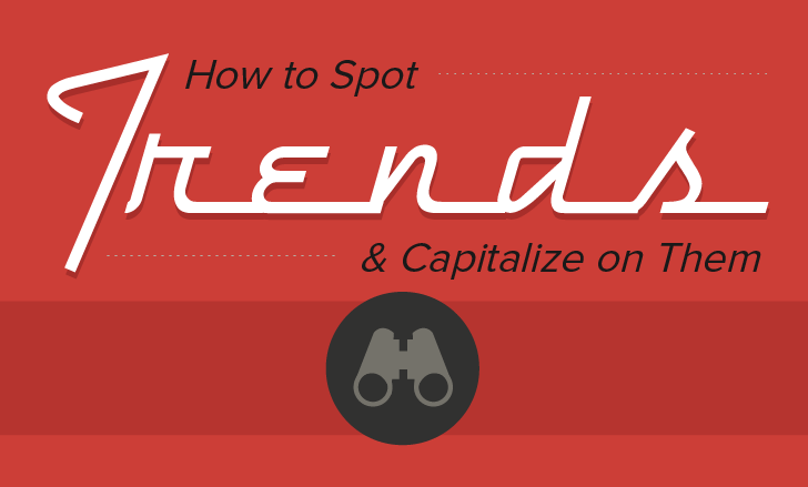 How To Spot Trends And Capitalize On Them - #Infographic #socialmedia