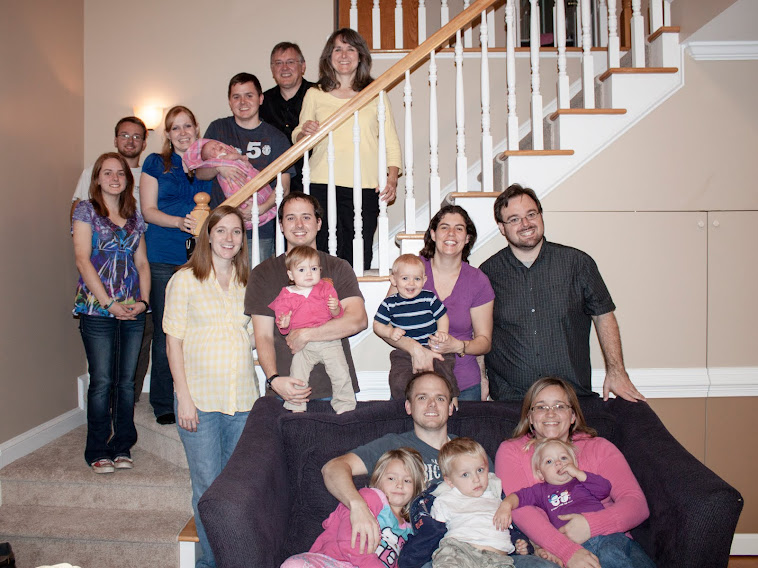 Our kids and grandkids, Thanksgiving 2012