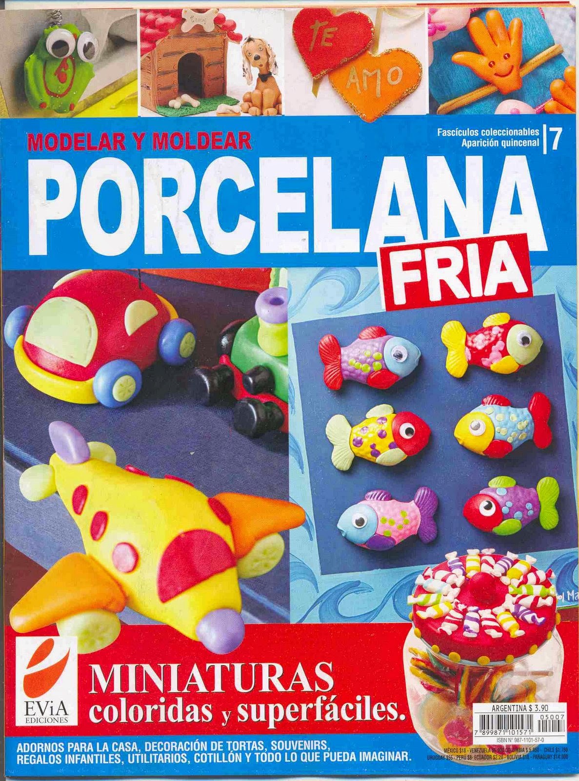 PORCELANA FRÍA: modelar y moldear porcelana fría (Porcelana Fria) (Spanish  Edition): EDICIONES, EVIA: 9798571018555: : Books