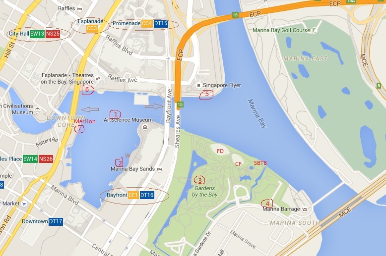 observe the world around top 7 attractions near marina bay sands mbs singapore flyer near mrt