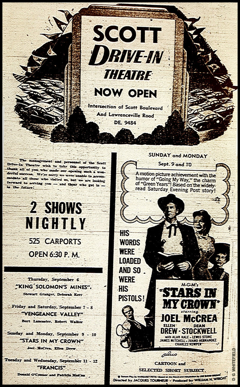 NEXT STOP...DECATUR The Scott DriveIn was Decatur's First DriveIn