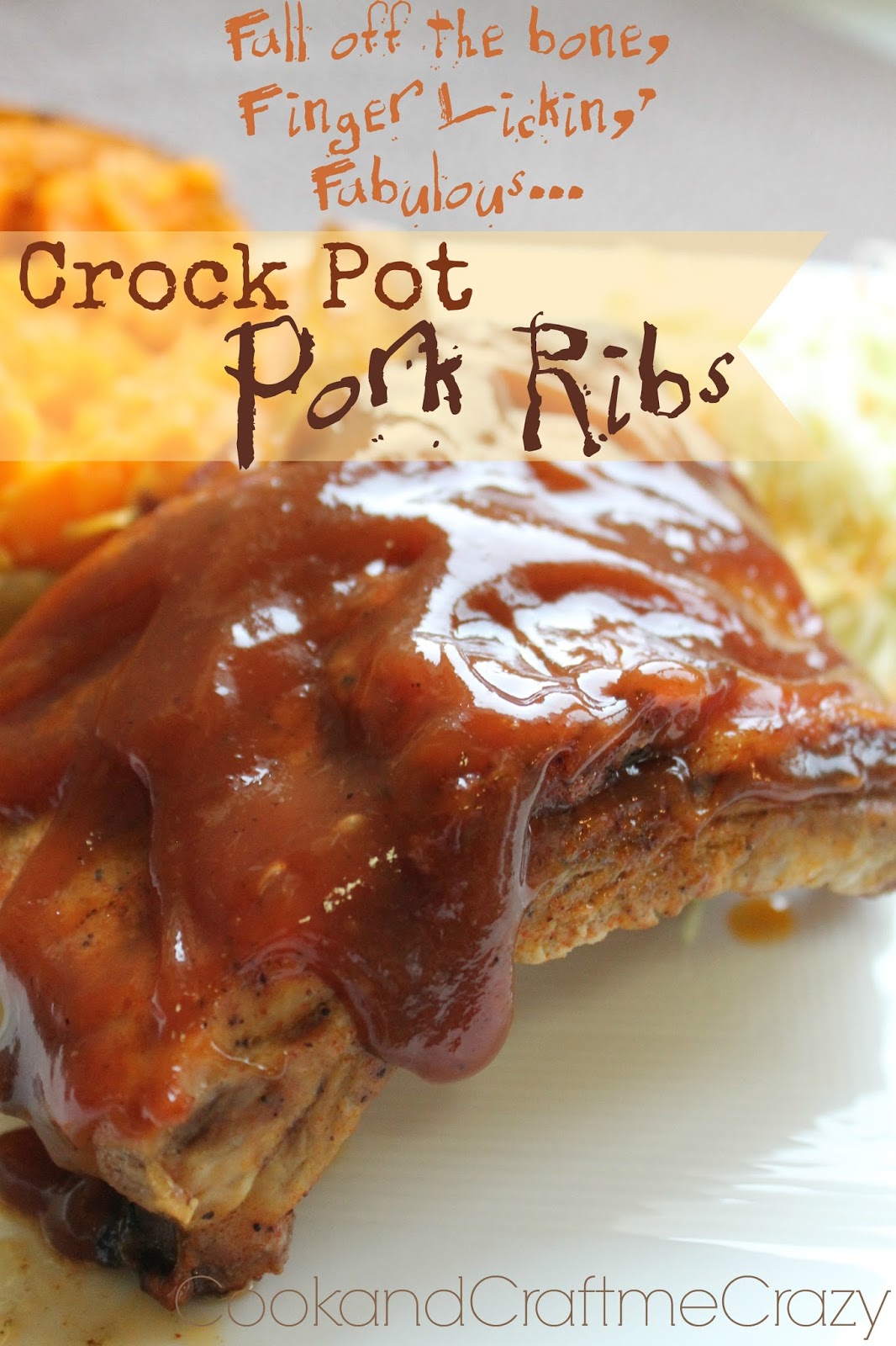 Cook and Craft Me Crazy: Crock Pot Pork Ribs