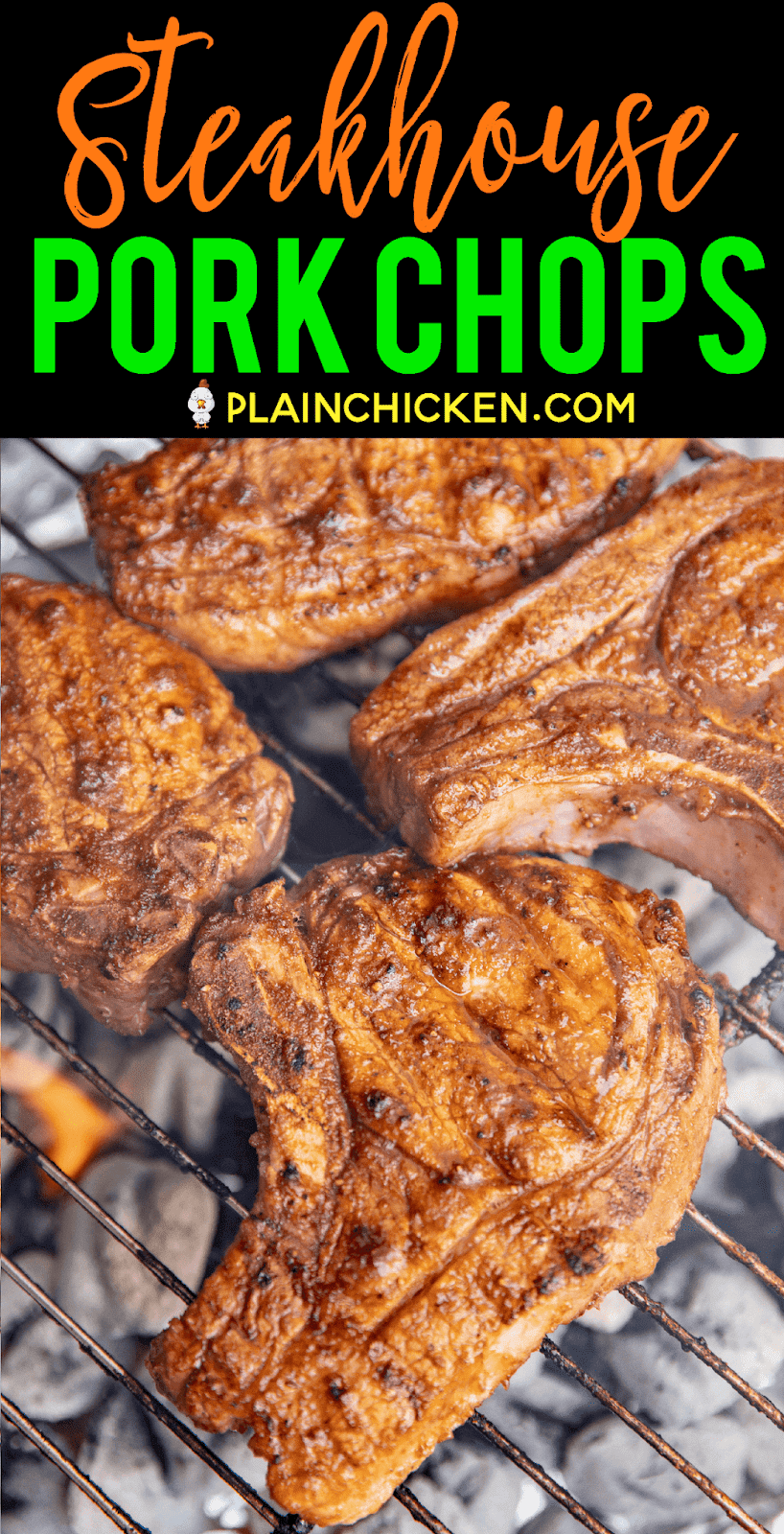 Steakhouse Pork Chops - Plain Chicken