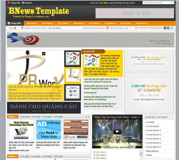 BNews Template