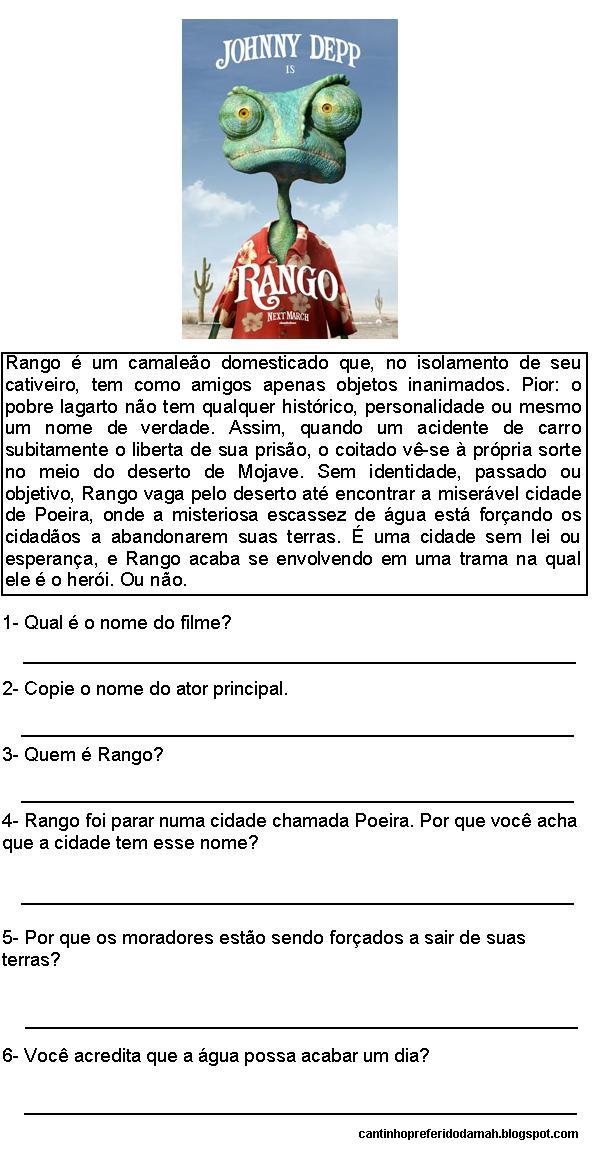 Meu Cantinho Preferido: Filme 