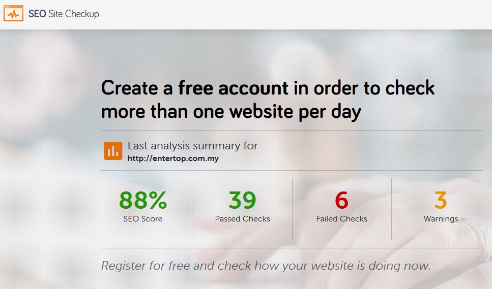 seo check free online