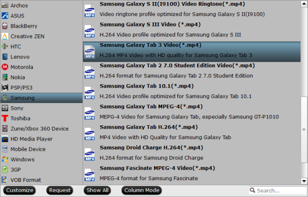 Galaxy Tab S 10.5 compatible videos Galaxy Tab S 10.5 compatible videos