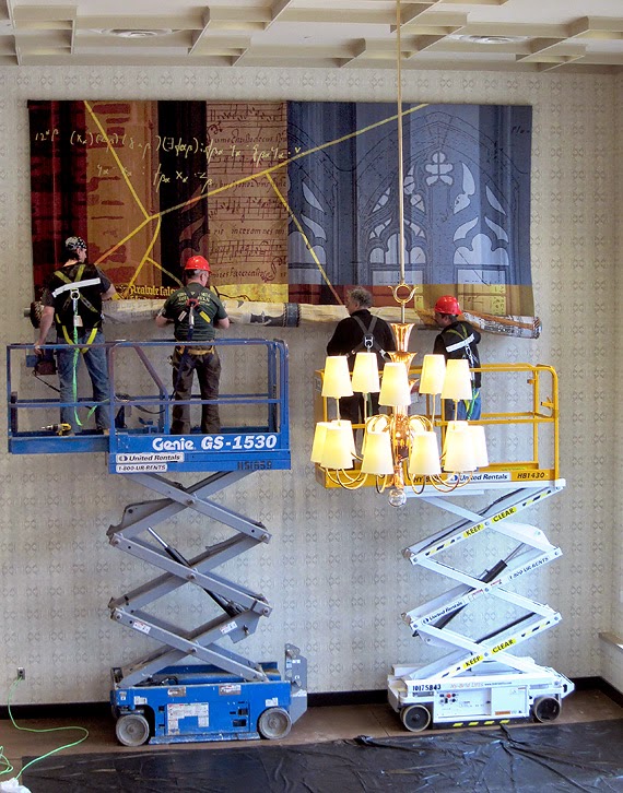 John Nava Studio Firestone Library Reading Room Tapestry Project