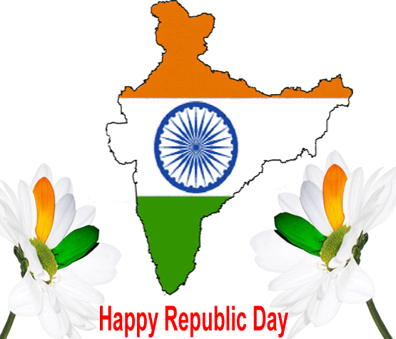 Republic Day Indian map Gif Image
