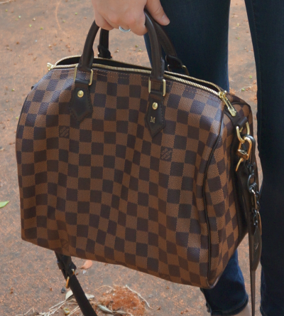 Away From Blue  Aussie Mum Style, Away From The Blue Jeans Rut: Dresses, Louis  Vuitton Speedy Bandouliere Bag in Damier Ebene