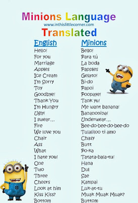 minion speak minion speak