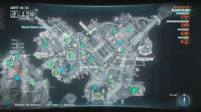 Batman Arkham Knight, Own the roads, Bleak Island, checkpoint Locations Map