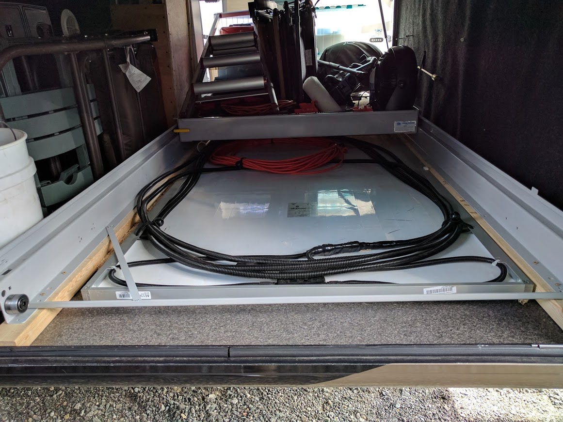 2015 Montana 3611RL Installed MORryde Slide Out Tray
