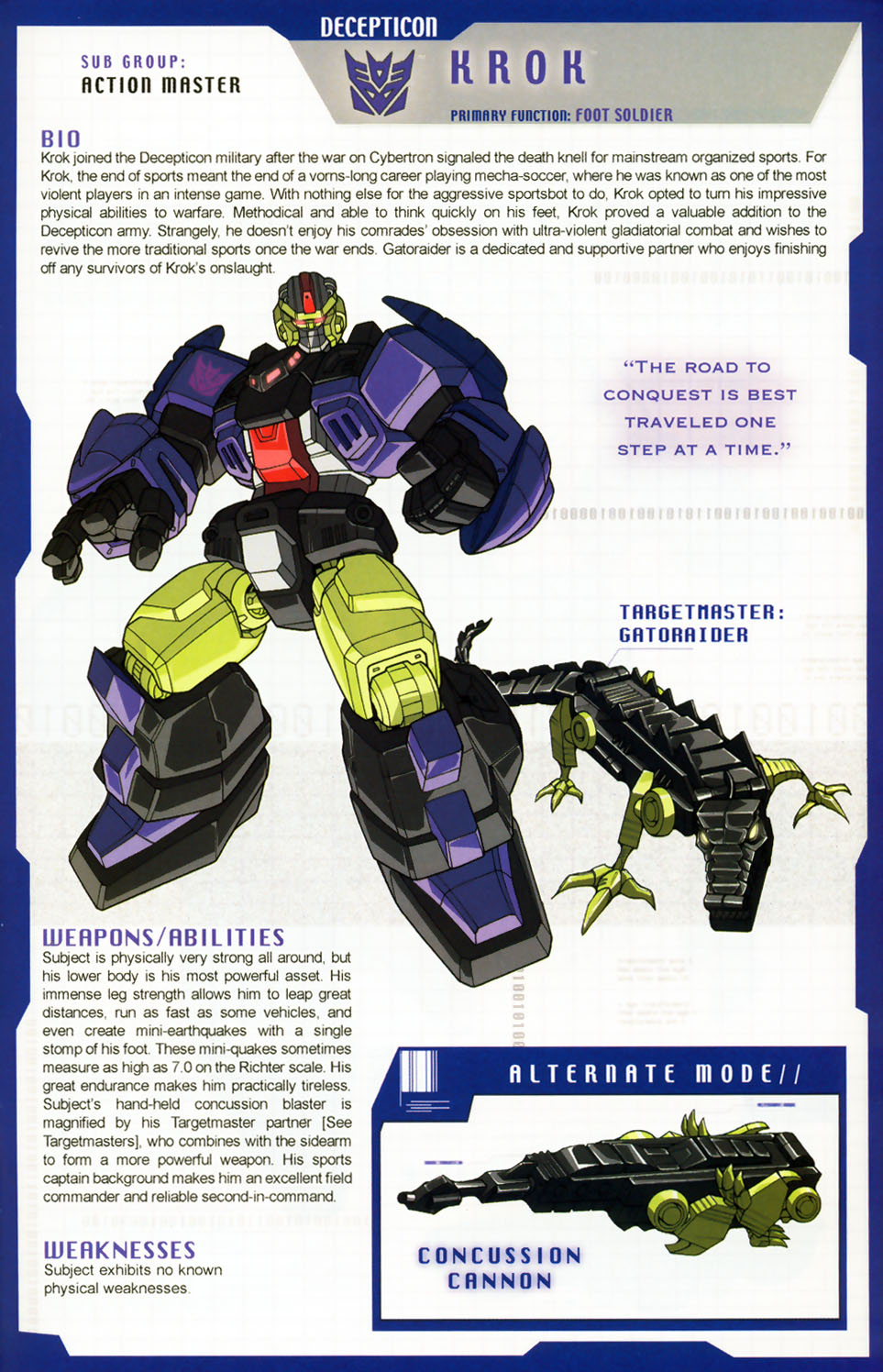 Transformer of the Day Krok