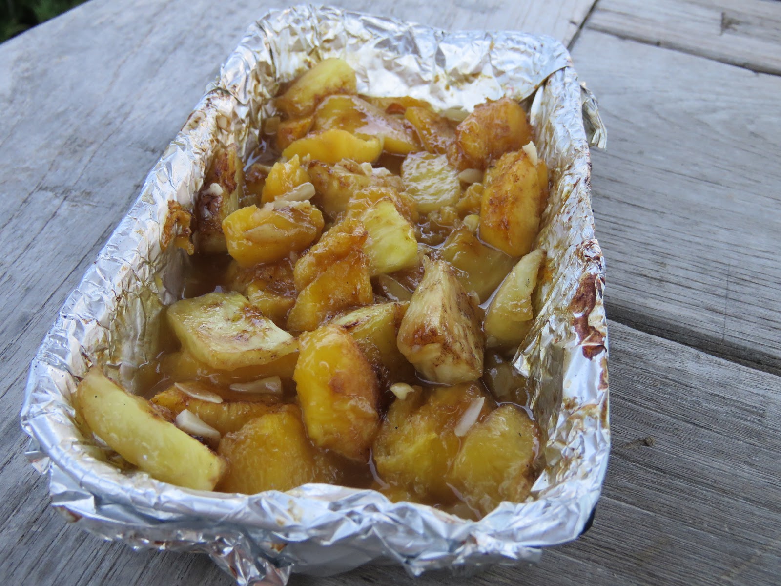 Lekker en leuk! Nectarines van de bbq