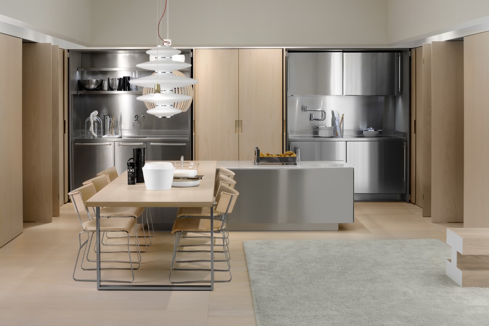 Soggiorno cucina open space living con angolo cottura ... Open space soggiorno cucina progetti