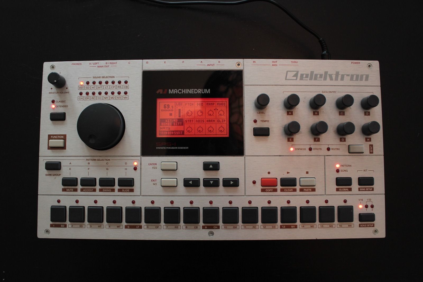 MATRIXSYNTH Elektron Machinedrum SPS1 Drum Machine Synthesizer