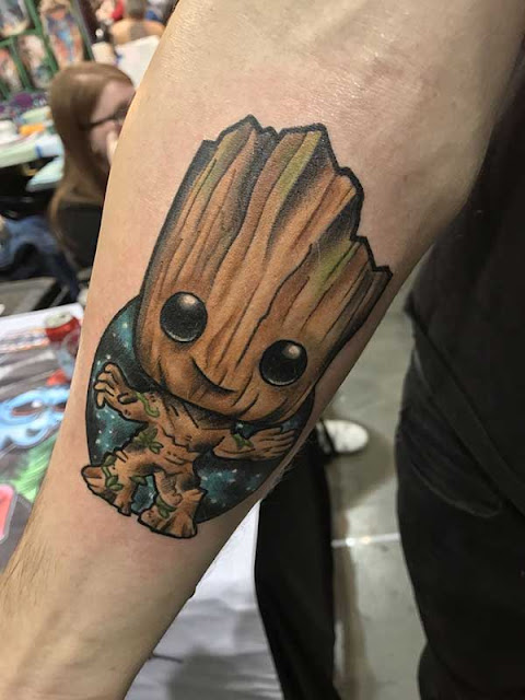 tatuagens do Groot tatuagens do Groot