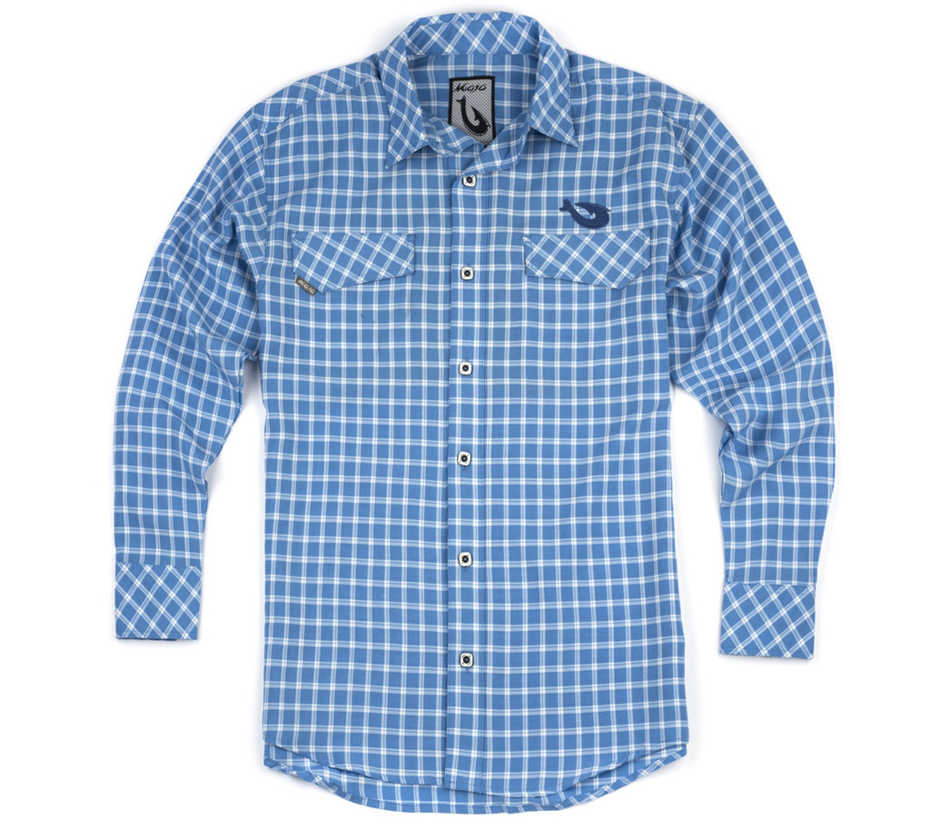 T Brinks Fishing Mojo Sportswear Playa Plaid Long Sleeve Shirt Review