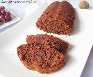 Chec cu cacao si stafide