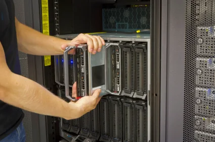 removing blade server in high