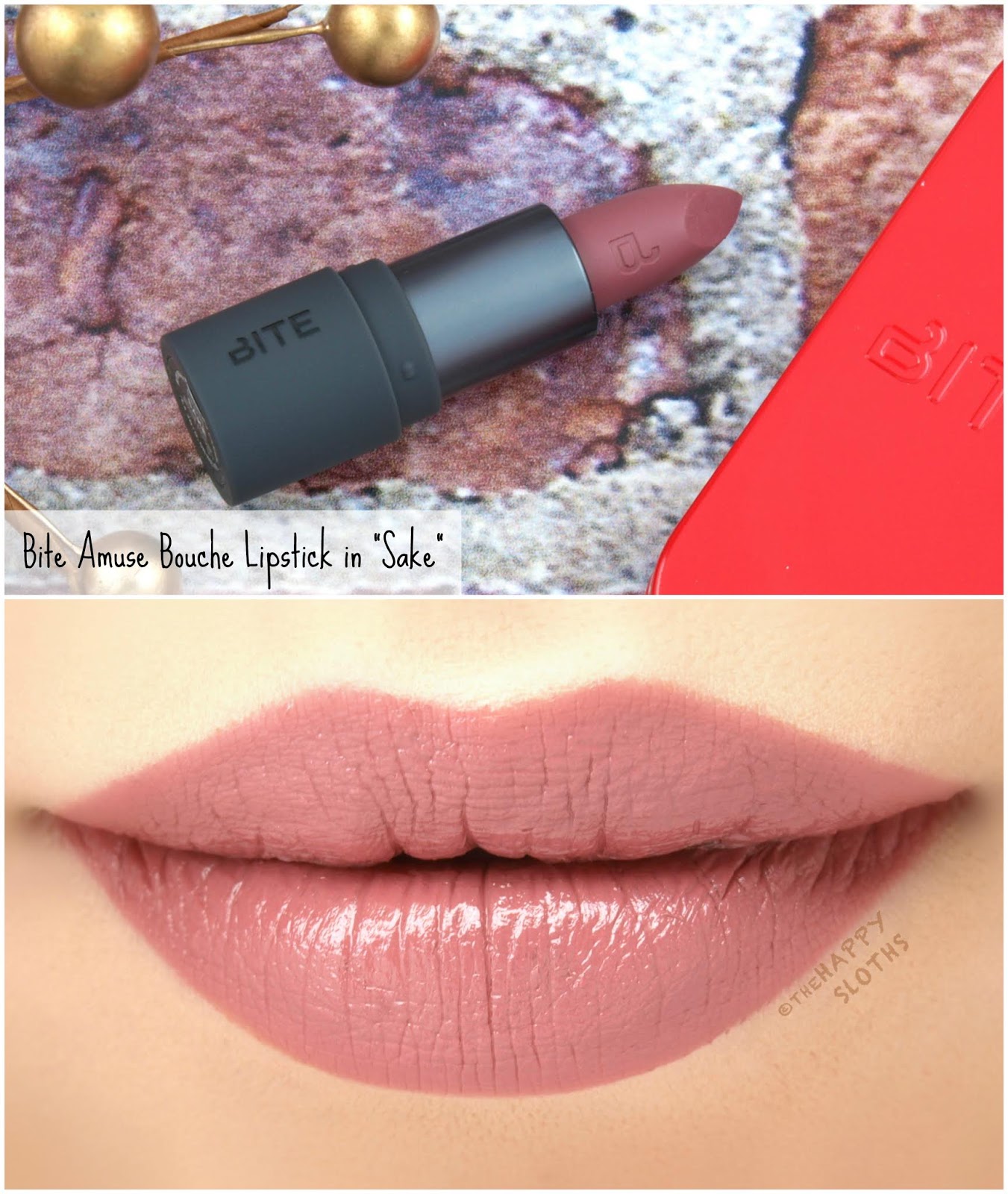 Bite Beauty | Amuse Bouche Lipstick in "Sake": Review and Swatches